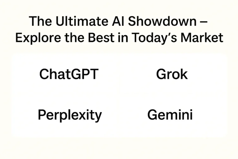 The Ultimate AI Showdown – Explore the Best in Today’s Market