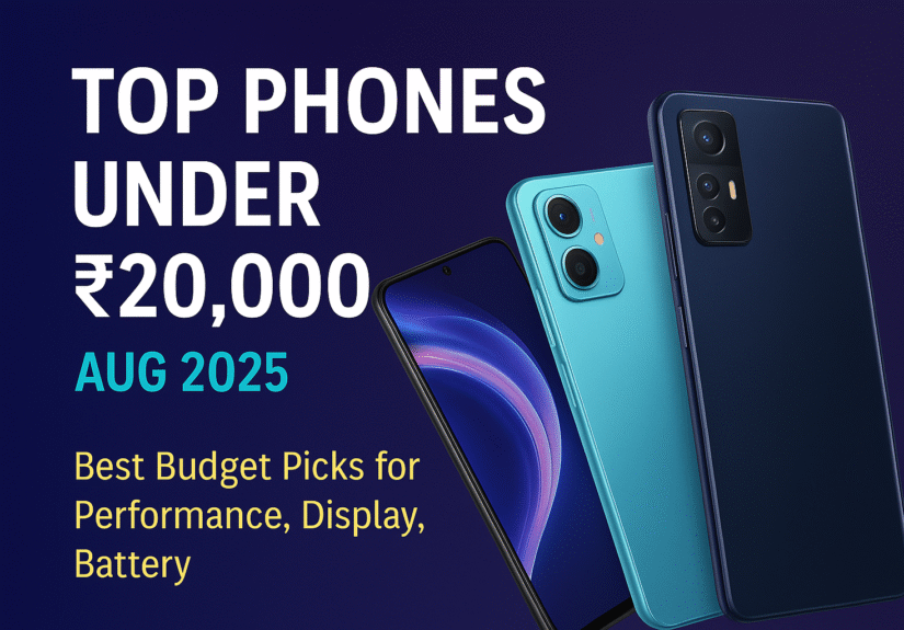 Top 5 Smartphones Under ₹20,000 in August 2025 | Best Budget Picks